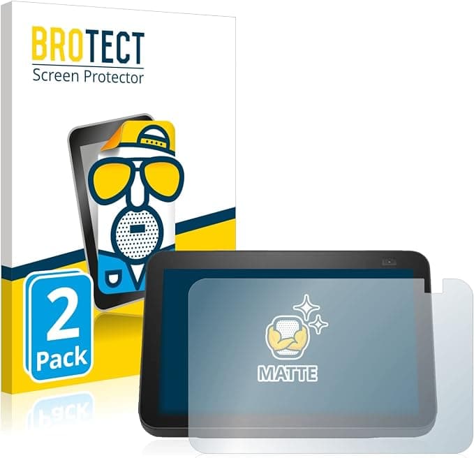 brotect Protection Ecran Anti-Reflet pour Amazon Echo Show 8 2021 (2e Gen.) (2 Pièces) - Film Mat - Image 1