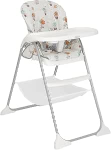 Graco SnackEase Fast Folding High Chair, 6 Months to Approximately 3 Years (Max. 15 kg), Lightweight, Washable, One-Handed Quick Folding, Multicoloured, Up & Away