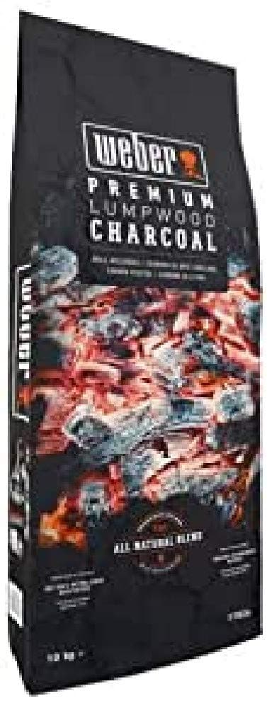 Weber Weber Charcoal (10 kg), for fast and intense burning, ideal for quickly grilling food, 100% natural wood, EU product, sustainably obtained, FSC certified (17826)