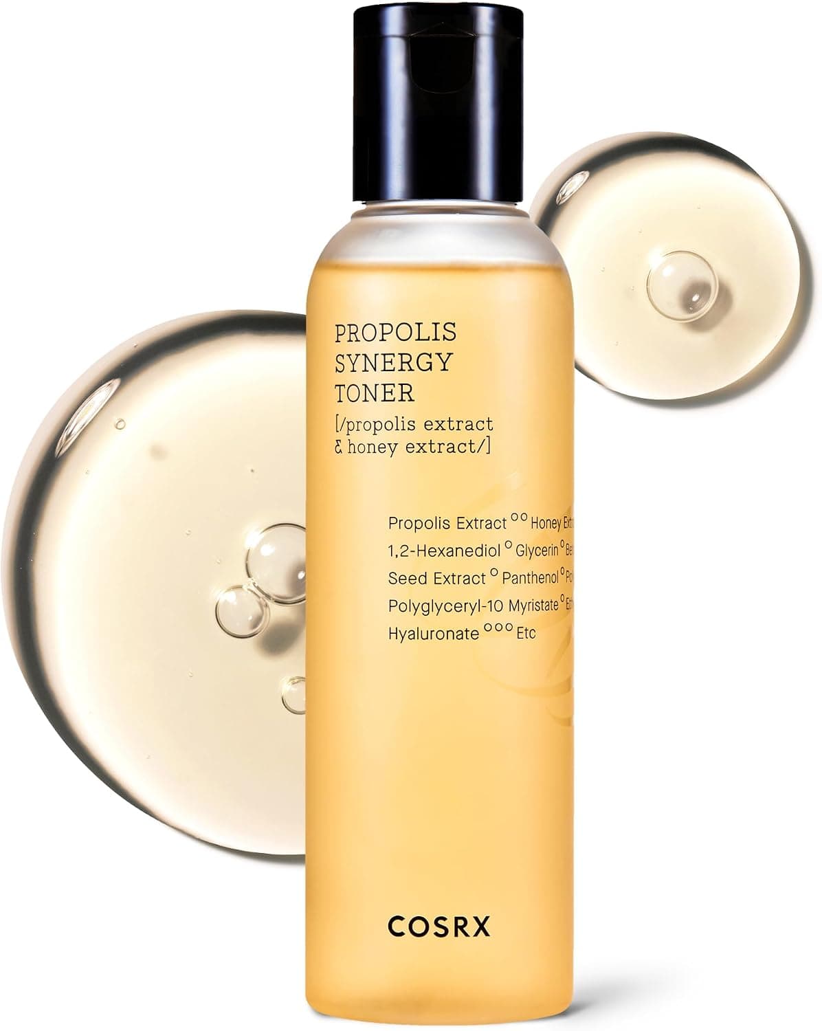 COSRX Full Fit Propolis Synergy Toner, 280ml / 9.46 fl.oz | Tonique hydratant instantané, Propolis 72.6% Miel 10.7% Panthénol, Korean Skincare