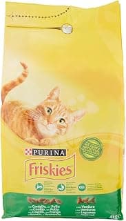 Purina Friskies Croquettes chat adulte avec lapin, poulet et légumes ajoutés, 4 kg