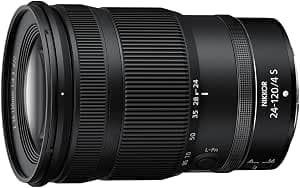 Nikon NIKKOR Z 24-120mm f/4S Lens for Hybrid Z JMA714DA Black