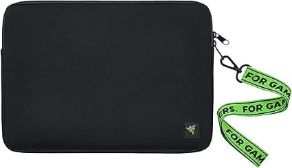 Razer Razer Neoprene Sleeve V2 (13.3") – for Laptops and Notebooks up to 13.3 Inches (Robust Exterior and Padded Interior, Custom Designed for Razer Blade Stealth 13) Black