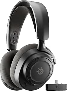 SteelSeries Arctis Nova 7X Gen2 Cross-Platform Wireless Headset-Real-Time App Control - 50H+ -Magnetic Neodymium Speakers -Mixable 2.4GHz/Bluetooth-Xbox,PC,Switch1/2,Mobile