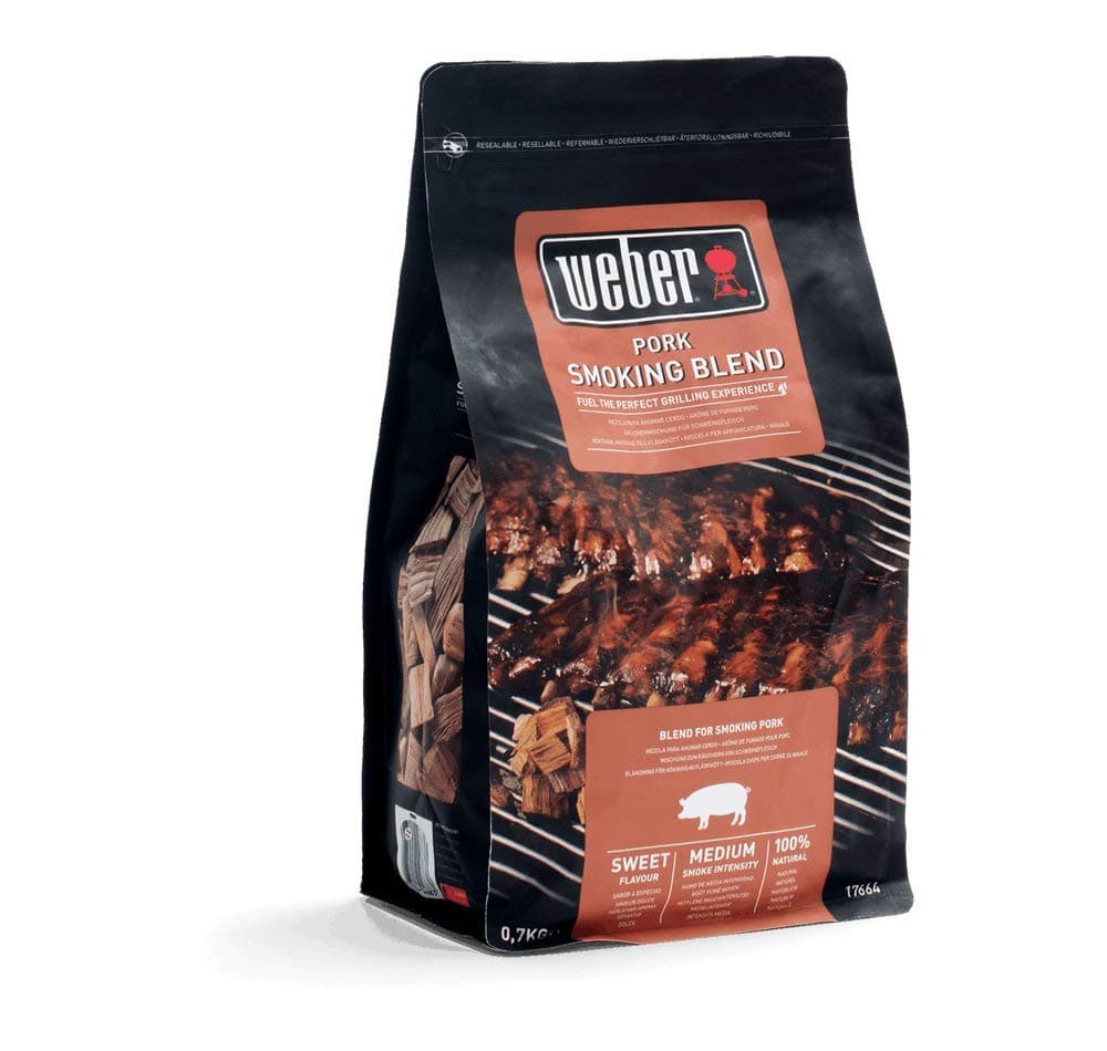 Weber Smoking Copaux (700 g Pack) - for Pork, Mix of Hardwood and Fruit Trees, EU Product, FSC Certified Wood (FSC Mix) (17664)