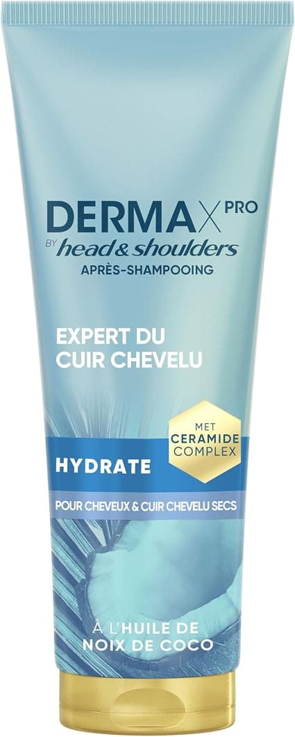 DermaXPro by Head & Shoulders Hydrate Light Conditioner 220ml with Coconut Oil and Ceramide Complex, Dry Scalp - Image 1
