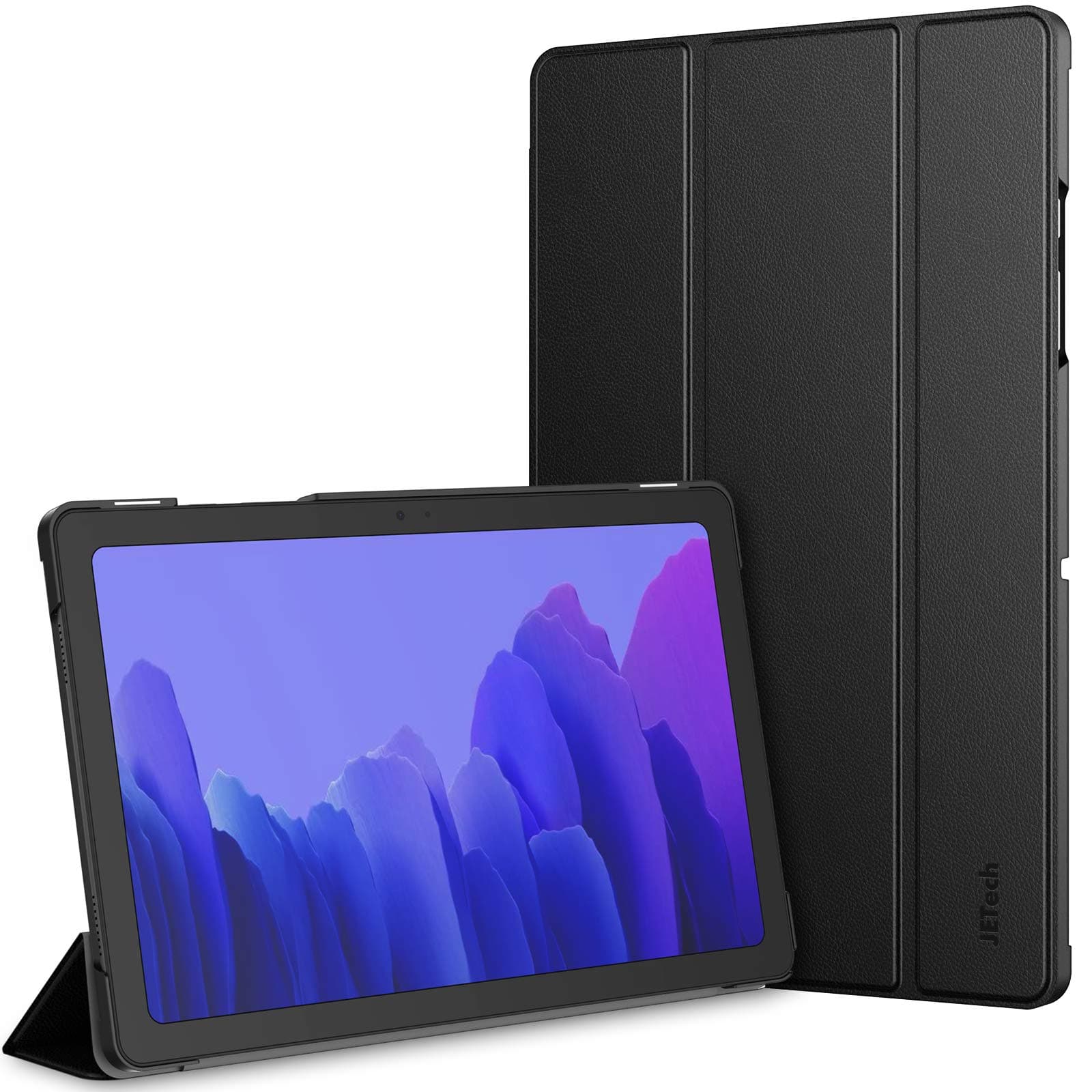JETech Case for Samsung Galaxy Tab A7 10.4 Inch 2020 (SM-T500/T505/T507), Slim Stand Hard Back Cover Case (Black) - Image 1