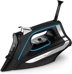 Rowenta Smart DW3261U1 Steam Iron with Perfect Temp Technology 35 g/minute Auto Shut-Off Black