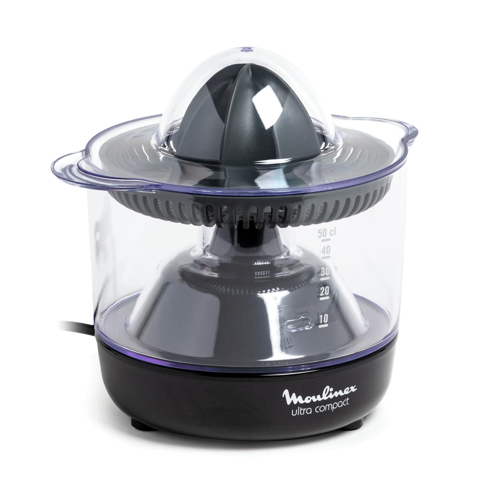 Moulinex Moulinex Electric Citrus Press, Double Rotation, Capacity 0.45 L, Ultra Compact, Black PC120870