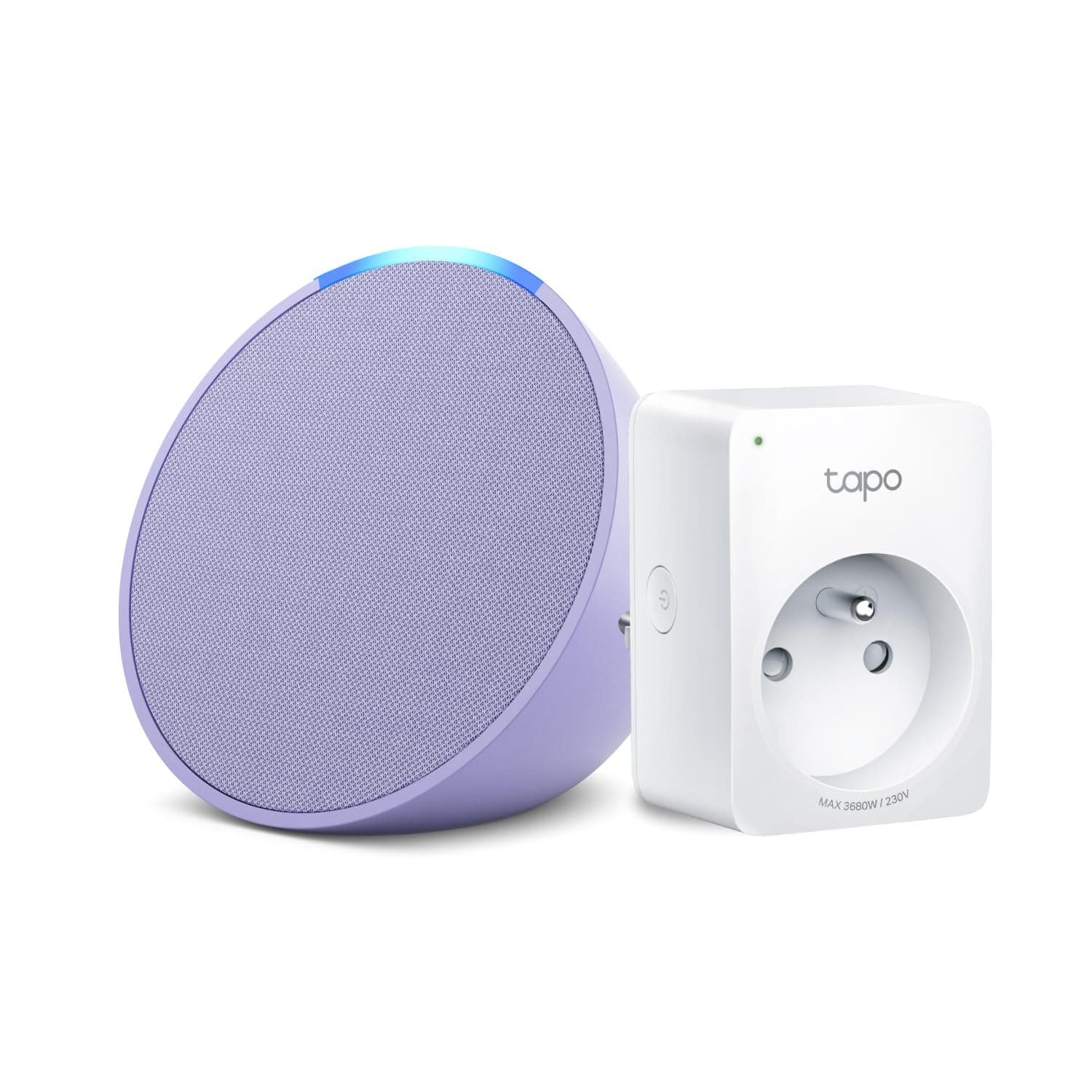 Echo Pop | Lavande + Tapo Matter Prise Connectée, Fonctionne avec Alexa - Kit de démarrage Maison connectée - Image 9