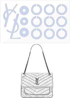 Film de protection pour matériel, compatible avec YSL Niki Small