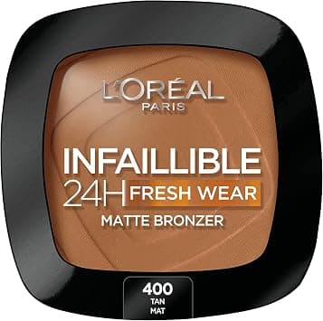 L'Oréal Paris - Long-lasting Bronzing Powder - Waterproof - Infallible 24H Fresh Wear - Shade : Matte (400) - 26.5 g - Image 1