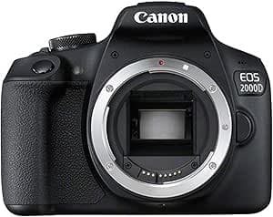 CANON EOS 2000D Camera Camera Reflex Camera for Beginners