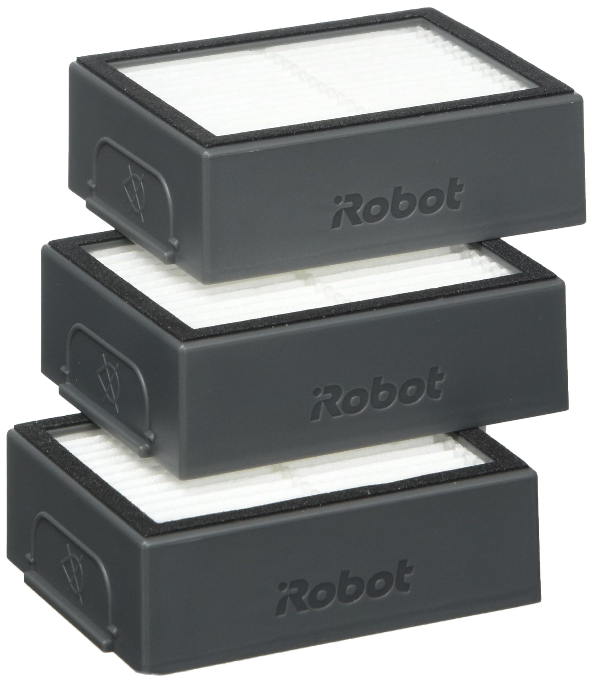 iRobot 4624876, 3 x Filter for Roomba Robot Vacuum Cleaners I and E Series, Black and White - Image 1