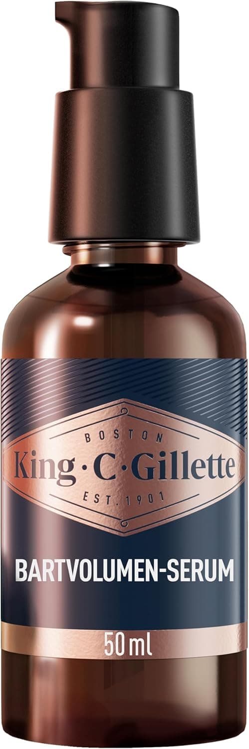 King C. Gillette King C. Gillette Sérum volume de barbe pour homme, barbe plus dense et plus dense en 14 jours, avec le parfum caractéristique de King C. Gillette, 50 ml