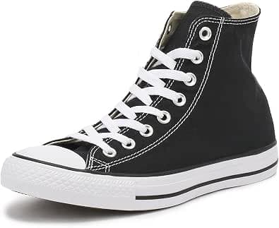 Converse Men's CTAS Core Hi Trainers, Black, 37.5 EU