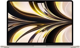 MAC 2022 Apple MacBook Air M2 Chip (13-Pouces, 8Go RAM, 512Go SSD Stockage) (AZERTY French) Lumière stellaire (Reconditionné)