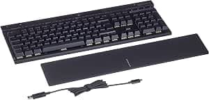 Corsair K70 RGB Pro Mechanical Gaming Keyboard (Cherry MX Red, Hyper Pick 8000Hz, PBT Dual-Approach, RGB Backlight, Removable Individual Buttons, Removable USB Type C Cable) Black