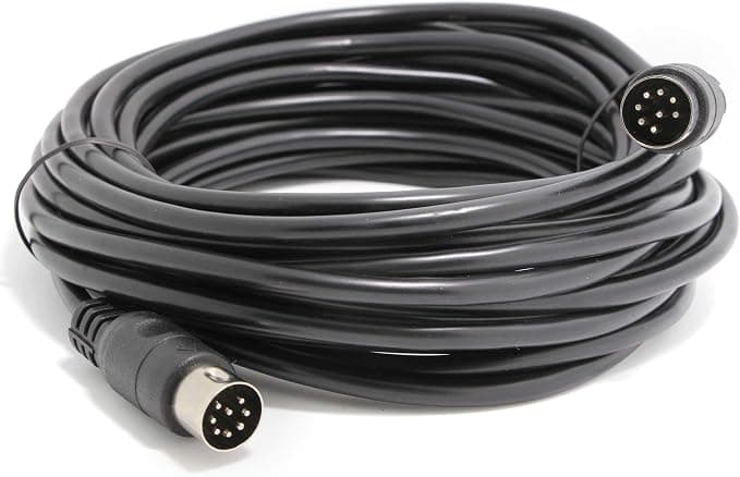 Ancable Large 8 Pin Din Male to Male Speaker Cable for Bang & Olufsen B&O BeoLab PowerLink MK2, Peavey Sanpera Pedal and Monster Clarity HD Model One - Image 1