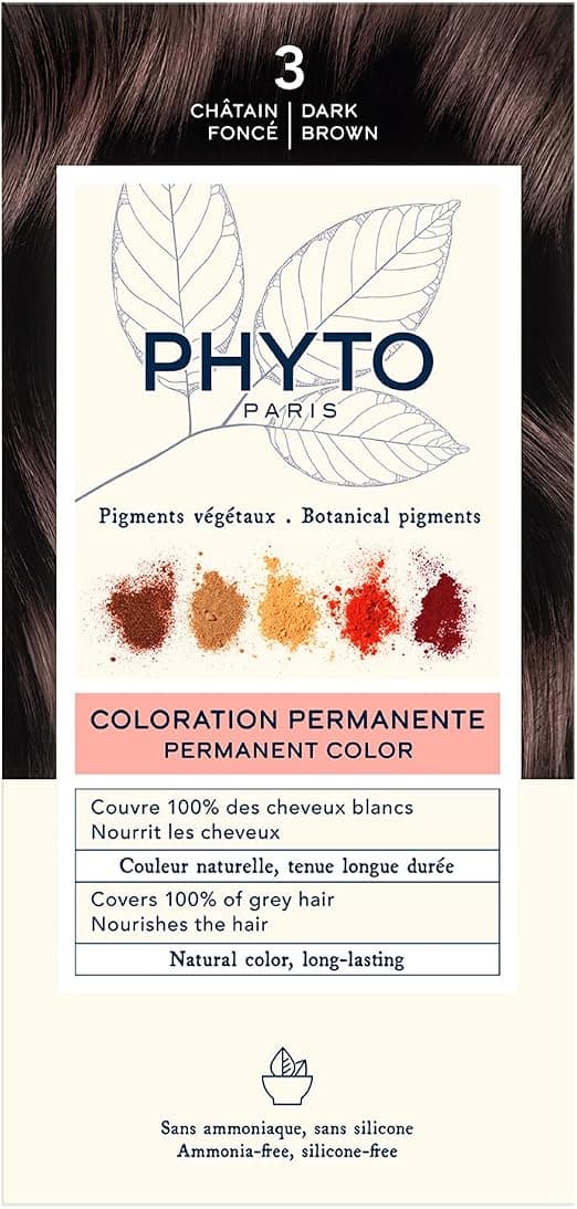 Phyto Paris – Permanent Hair Colour – Intense, Natural and Bright Colour – Covers White Hair – Enriched with Plant Pigments – Complete Kit for Single Use - Image 1