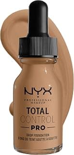 NYX PROFESSIONAL MAKEUP Total Control Pro Drop Fond de teint couvrable pour la peau Caramel
