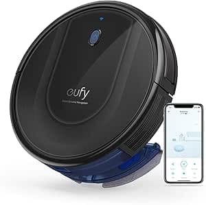 eufy Robot vacuum cleaner with cleaning function, RoboVac G10 Hybrid, intelligent dynamic navigation, 2-in-1 vacuum cleaner and robot vacuum cleaner, 2000 Pa suction power
