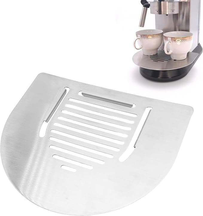 Delonghi Dedica Drying Rack Stainless Steel Dish Drying Rack Enlargement Support Surface Dishwasher Safe Heat Resistant Coffee Machine Accessories - Image 1
