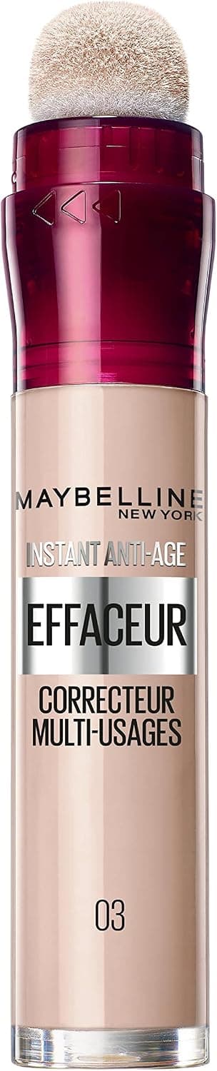 Maybelline New York - Anti-cernes/Correcteur Fluide - Instant Anti-Age L'Effaceur - Teinte : Clair (03) - 6,8 ml - Image 1