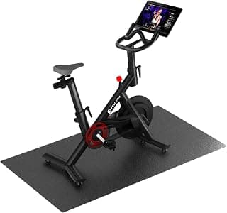 36-84 Bike Mat Compatible with Peloton Bike Mat, Treadmill, Rowing Mat, Exercise Bike Training Mat, Stationary Bike Mat, Exercise Machine Mat