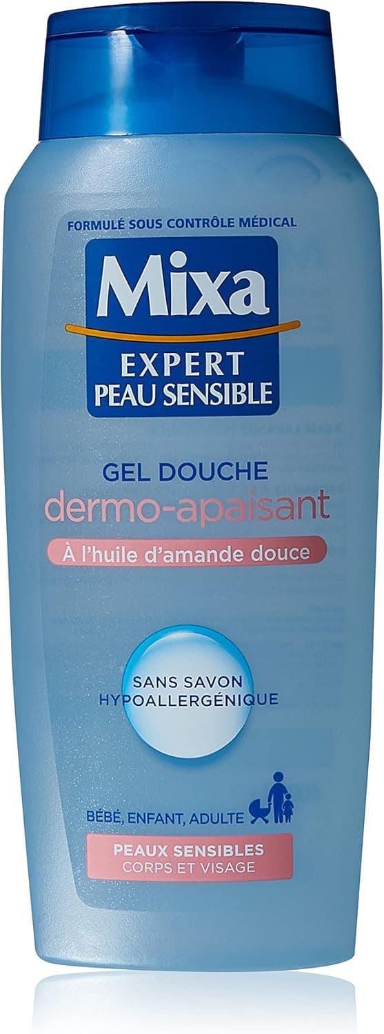 Mixa Mixa Gel Douche Dermo-Apaisant à l'Huile d'Amande Douce 1 Unité x 400 ml