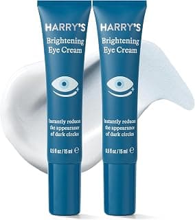 2 x Eye Brightening Cream 15ml for dark shadows under the eyes.