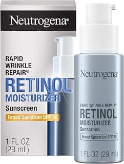 Neutrogena Hydratant Rapid Wrinkle Repair - Estompe l'apparence des rides - Résultats visibles en une semaine - FPS 30 - 30 ml