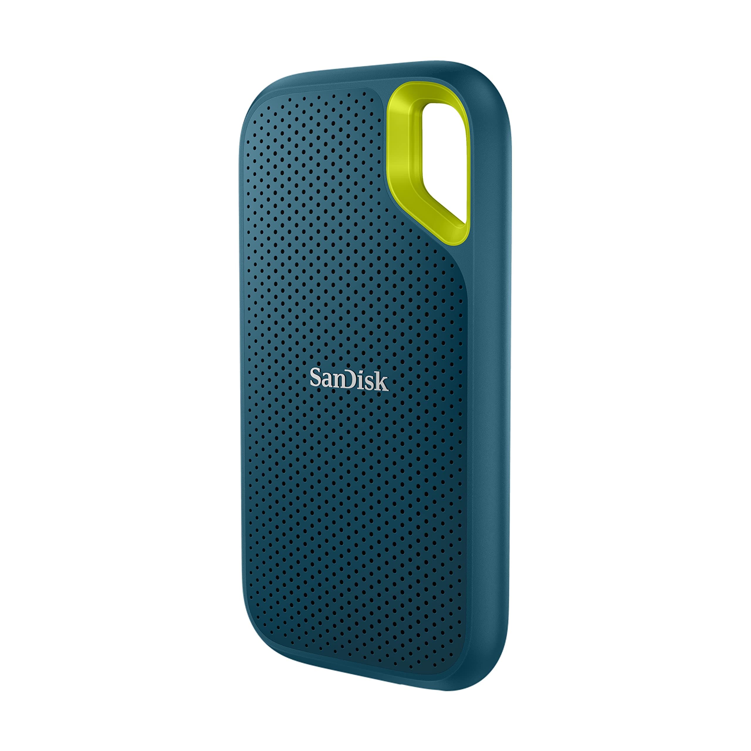 SanDisk Extreme 4TB External Solid State Drive (Portable NVMe SSD, Up to 1050MB/s Reading, 1000MB/s Write, USB-C, IP65 Rated Dust and Water Resistance, Handy Carabiner) Monterey