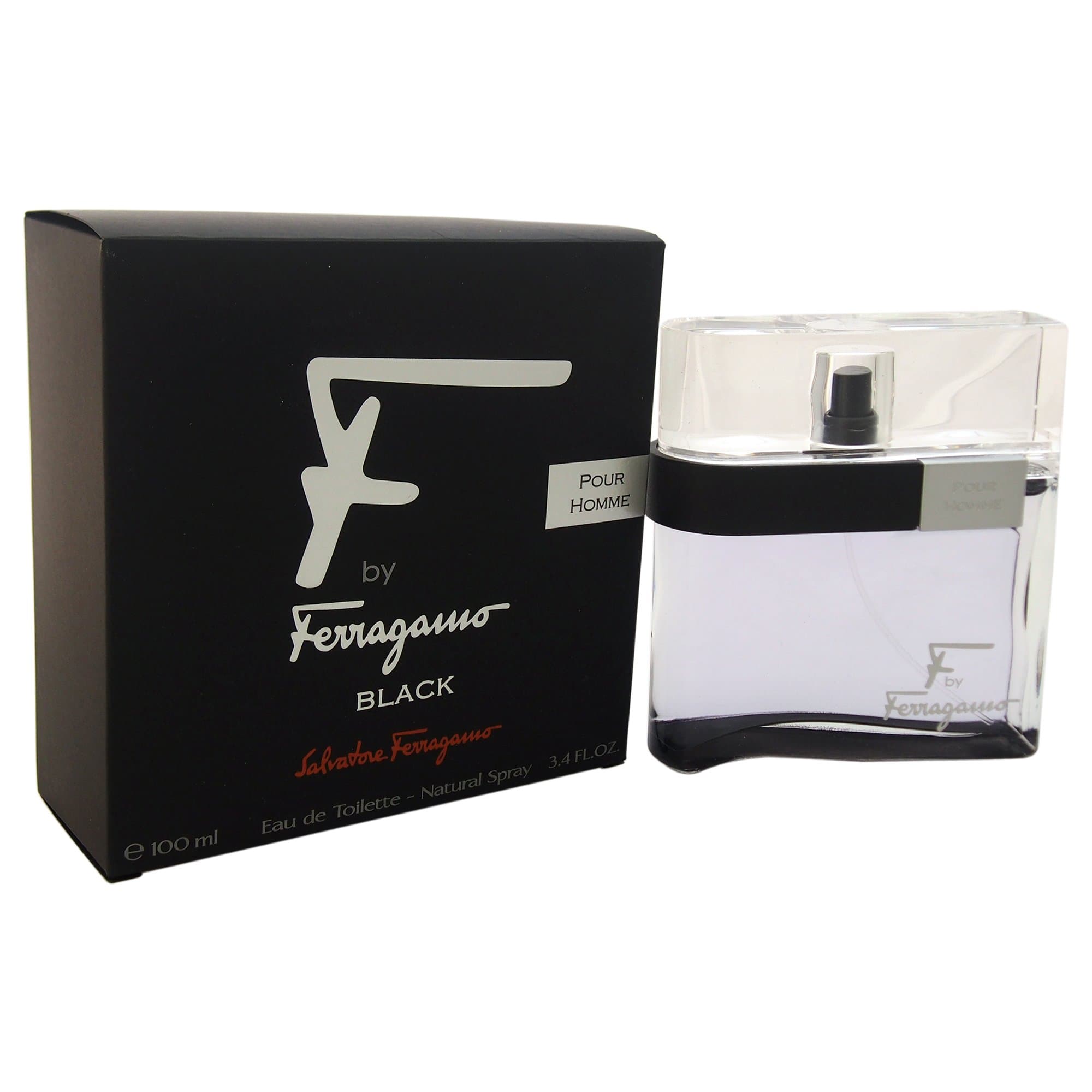 Salvatore Ferragamo F Black Eau De Toilette Spray for Men 3.4 oz - Image 4