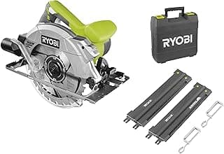 Ryobi RCS1600-KSR Circular Saw 1600W 66mm 2 x Cutting Guides 84 cm