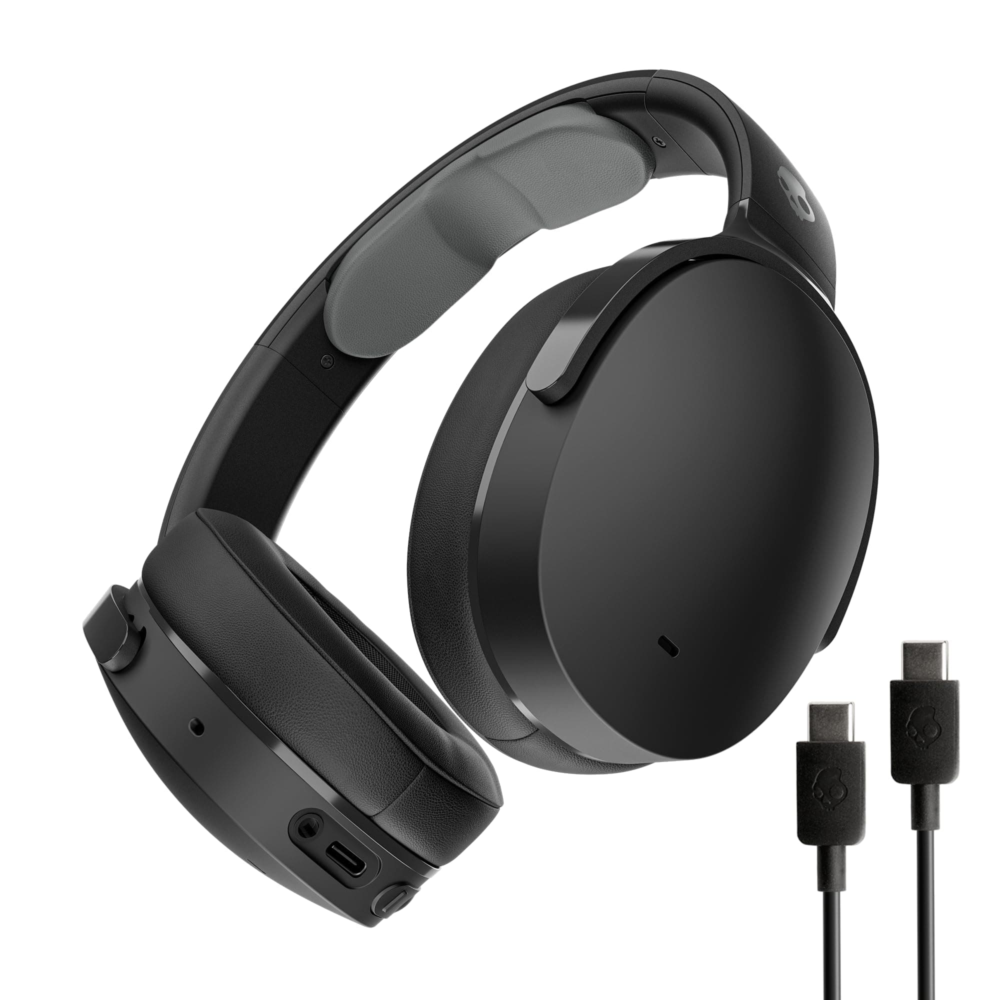 Skullcandy Hesh ANC Wireless Noise Cancelling Supra-Ear Headphones with 22 Hours Battery Life Microphone, Compatible with iPhone + Android + Bluetooth Devices - Black - Image 9