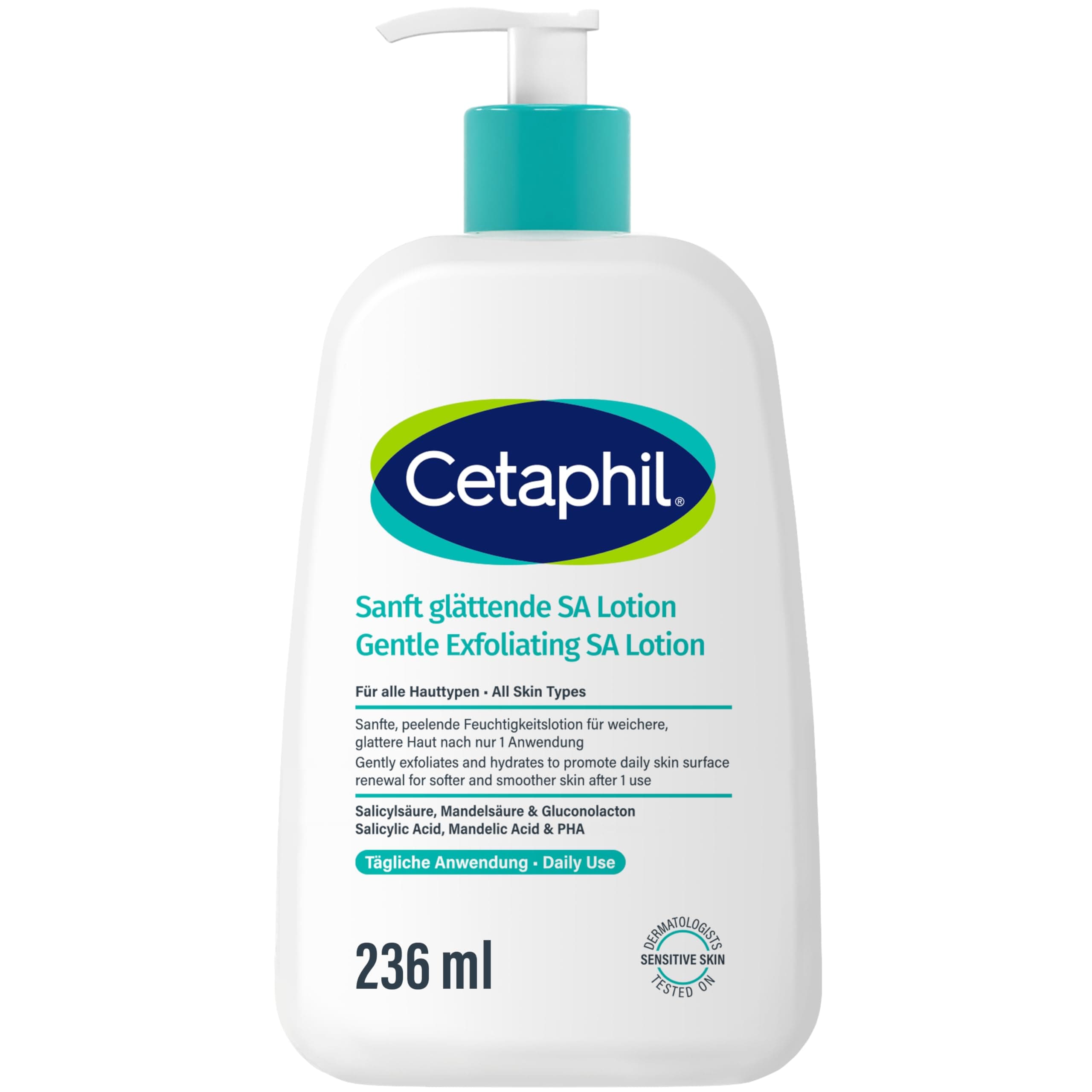 Cetaphil SA Moisturizing Lotion, Smoothing and Gentle, for Dry, Rough, Uneven Skin, Prone to Impurities, Salicylic Acid, 236ml - Image 10