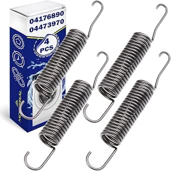 Set of 4 Drum Springs Washing Machine with Original Code 4176890 4473970 for Miele Washing Machine MONTERAL