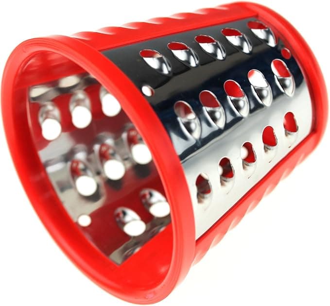 Moulinex Large Red Grater for Kitchen Preparation Small Appliances Moulinex