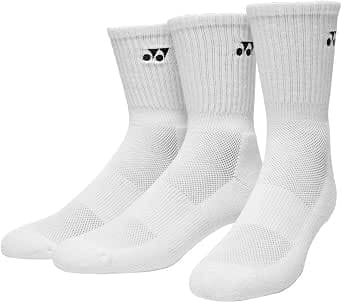 YONEX - 3 Pairs of Socks - White Medium