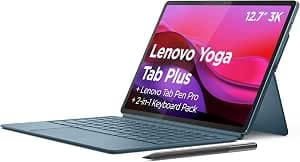 Lenovo Yoga Tab Plus 12.7" 3K 16/256GB WiFi Tidal Teal + Teclado + Tab Pen Pro