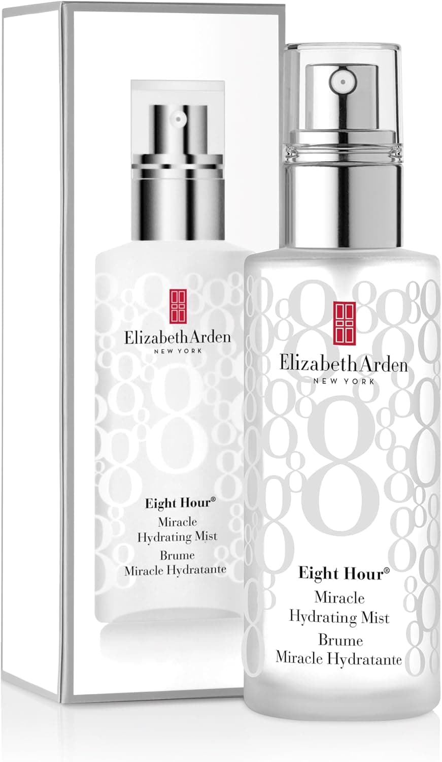 Elizabeth Arden, Eight Hour Cream, Miracle Mist, Moisturizing Face Cream, Revitalizing and Refreshing Facial Care, Antioxidant Fruit Skincare - Image 1
