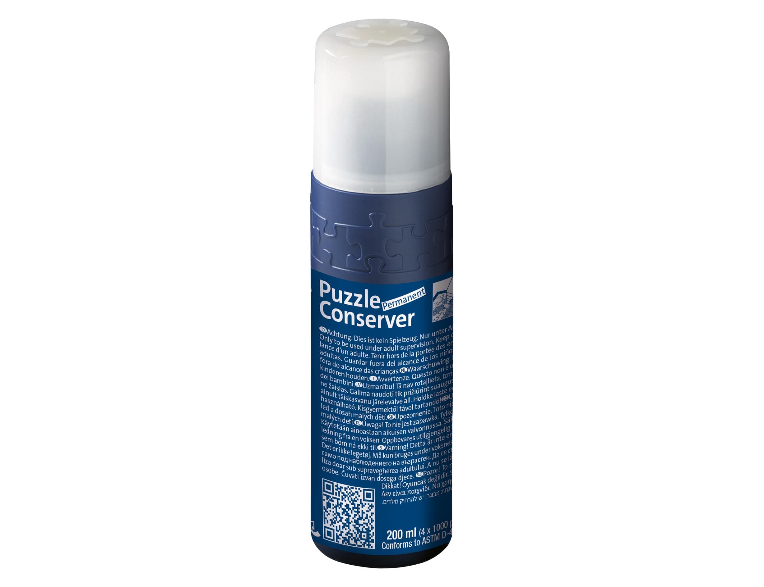 Ravensburger Ravensburger - 200ml Liquid Puzzle Glue with Applicator - For Gluing Up to 4 Puzzles of 1000 Pieces - Ready to Use - Compatible with All Cardboard Puzzles - 17954