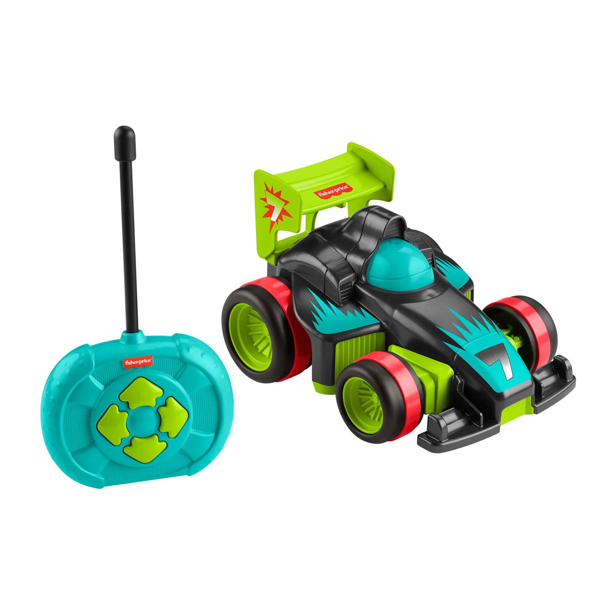 Fisher-Price Fisher-Price My First Car Remote Control Car with 2 Speeds for Children from 3 Years, HYH28