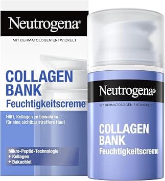 Neutrogena Collagen Bank Anti-Ageing Moisturizing Cream with Bakuchiol & Micro Peptides Technology Collagen Firming Cream for Face and Neck 50ml - Image 1