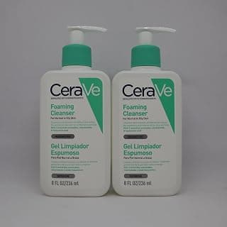 CeraVe Lot de 2 nettoyants moussants double 236 ml