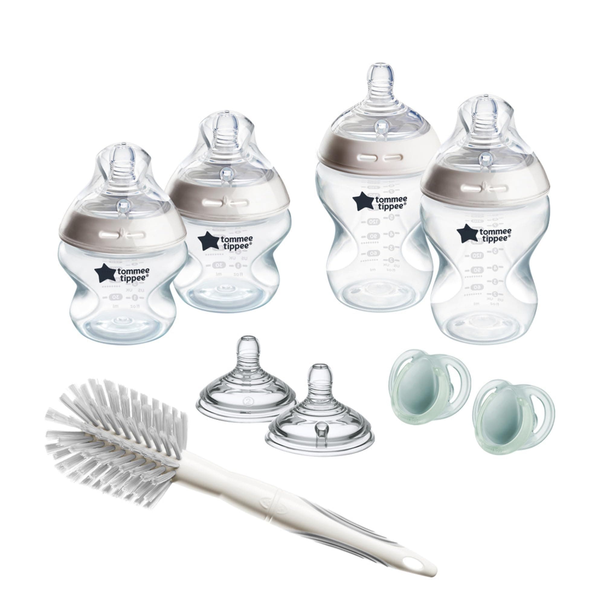 Tommee Tippee Natural Start Anti-Colic Bottles 150ml and 260ml Medium Flow Teats for Natural Latch Self-Sterilising - Image 1