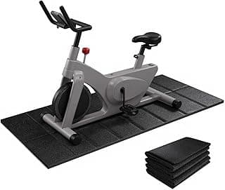 Peloton Peloton/Spin Bikes Exercise Bike Floor Mat, Elliptical Treadmill, Heavy Duty Non Slip Training Mat Protects Hardwood Floors and Mats