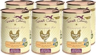 Terra Canis Metzgers Meilleure Poulet Pur - Nourriture humide pour chien de qualité alimentaire - 6 x 400 g - Sans céréales et sans gluten