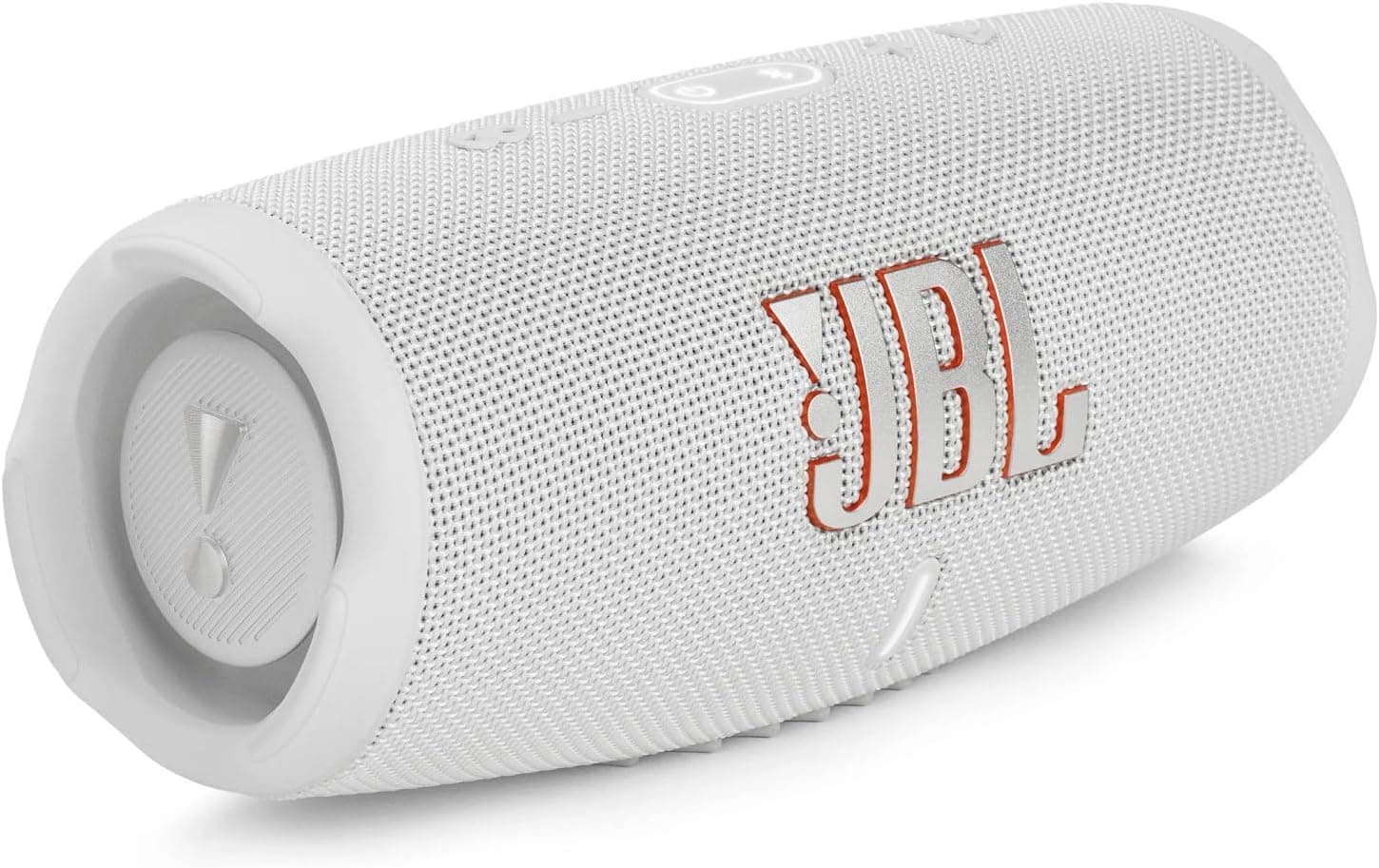 JBL Charge 5 – Enceinte portable Bluetooth avec chargeur intégré – Son puissant et basses profondes – Autonomie de 20 hrs – Etanche à l’eau et à la poussière – Blanc